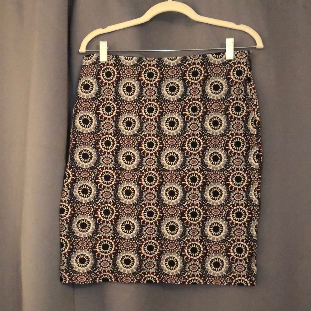 Geometric Bodycon Skirt